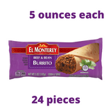 Burrito Beef & Bean 24 pieces - 5 Ounces